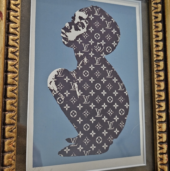 Rare 5/5 Beejoir Signed Art Print LV Child Louis vuitton - Picture 4 of 6